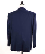 $2,995 ERMENEGILDO ZEGNA - “MultiSeason” Midnight Blue Micro Check Blazer- 50R US