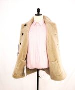 $1,698 ZADIG & VOLTAIRE - Shearling and Leather REVERSIBLE Coat - Sz. Large (WOMEN)