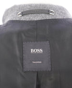 $1,895 HUGO BOSS - Colombo 100% PURE CASHMERE Gray Made In Italy Coat - 38R