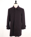 $4,000 CANALI - By LORO PIANA **PURE CASHMERE** Gray/Eggplant Coat - 42R