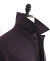 $4,000 CANALI - By LORO PIANA **PURE CASHMERE** Gray/Eggplant Coat - 42R