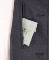 $4,000 CANALI - By LORO PIANA **PURE CASHMERE** Gray/Eggplant Coat - 42R