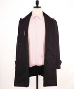 $4,000 CANALI - By LORO PIANA **PURE CASHMERE** Gray/Eggplant Coat - 42R