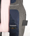 $1,295 SAKS FIFTH AVENUE - By Cerruti 100% Cashmere Gray Blazer- 44R