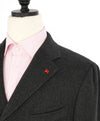 $7,495 ISAIA - 100% CASHMERE *AQUACASHMERE* Gray Top Coat - 44R US