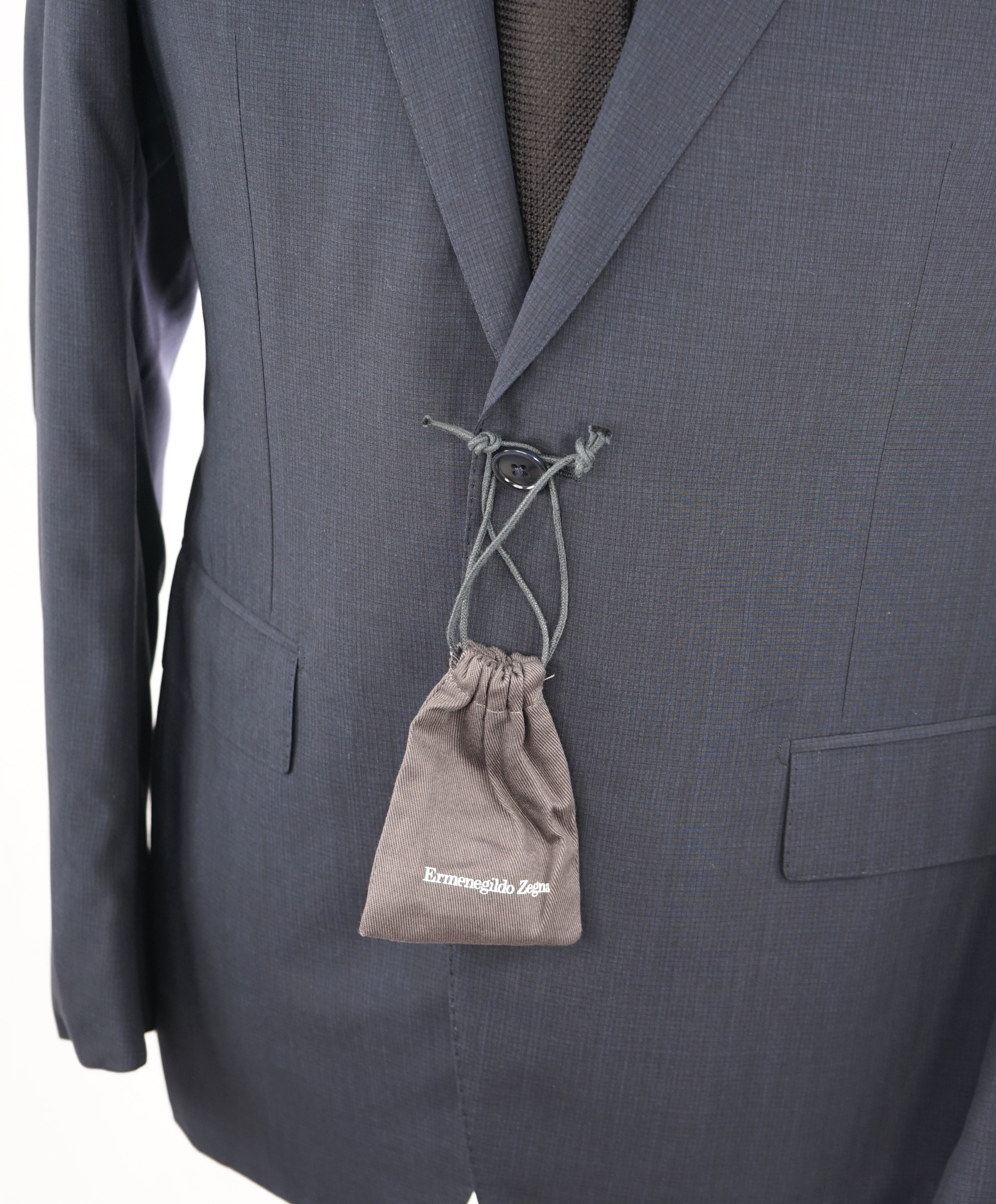 ERMENEGILDO ZEGNA -“LEGGERISSIMO" Premium SILK Blend Blue Check Suit - 42S