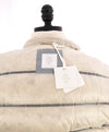 $2,595 ELEVENTY - Neutral Quilted Down Hooded Jacket Coat Parka (Cucinelli)  - 40R