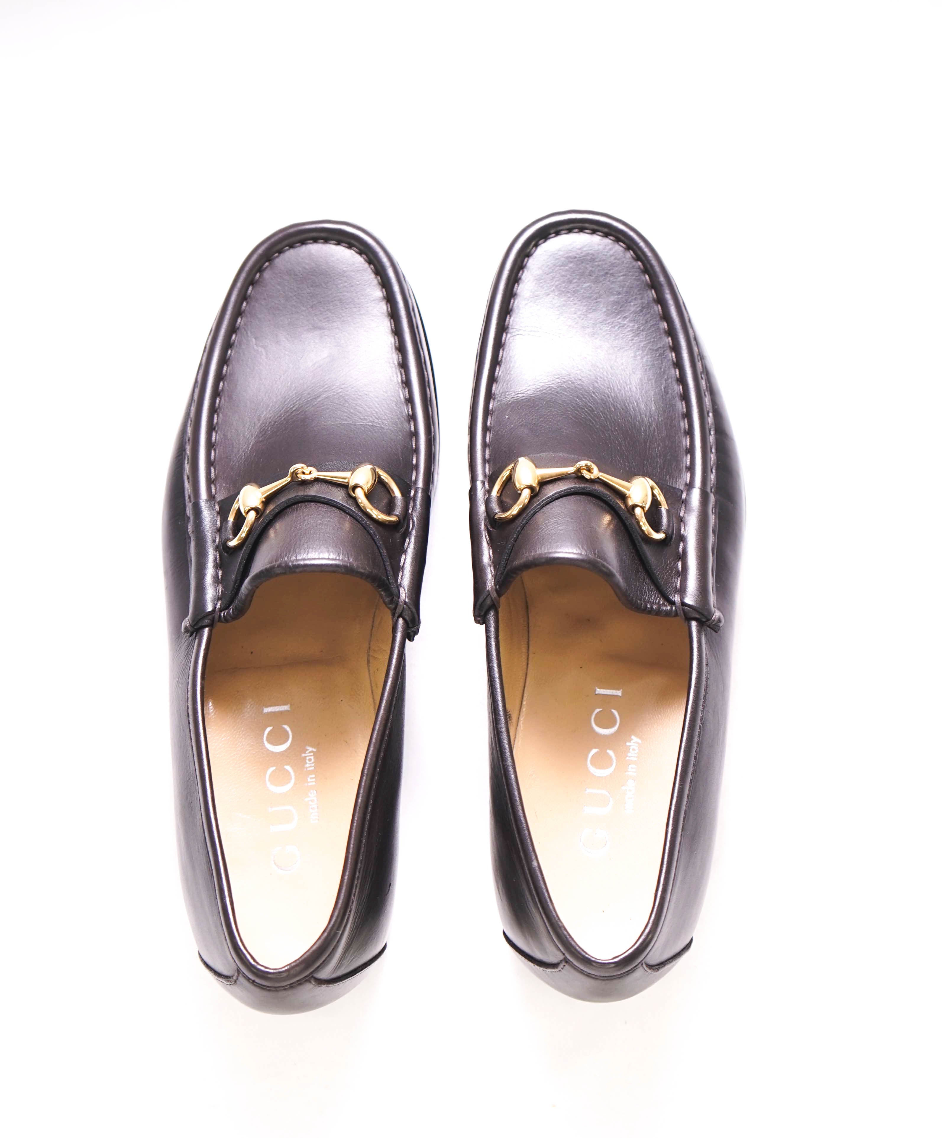 GUCCI - Horse-bit Loafers Brown Iconic Style - 8 US (7.5 G Stamped On Shoe)