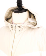 $2,595 ELEVENTY - Neutral Quilted Down Hooded Jacket Coat Parka (Cucinelli)  - 40R