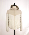 $2,595 ELEVENTY - Neutral Quilted Down Hooded Jacket Coat Parka (Cucinelli)  - 40R