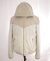 $2,595 ELEVENTY - Neutral Quilted Down Hooded Jacket Coat Parka (Cucinelli)  - 40R