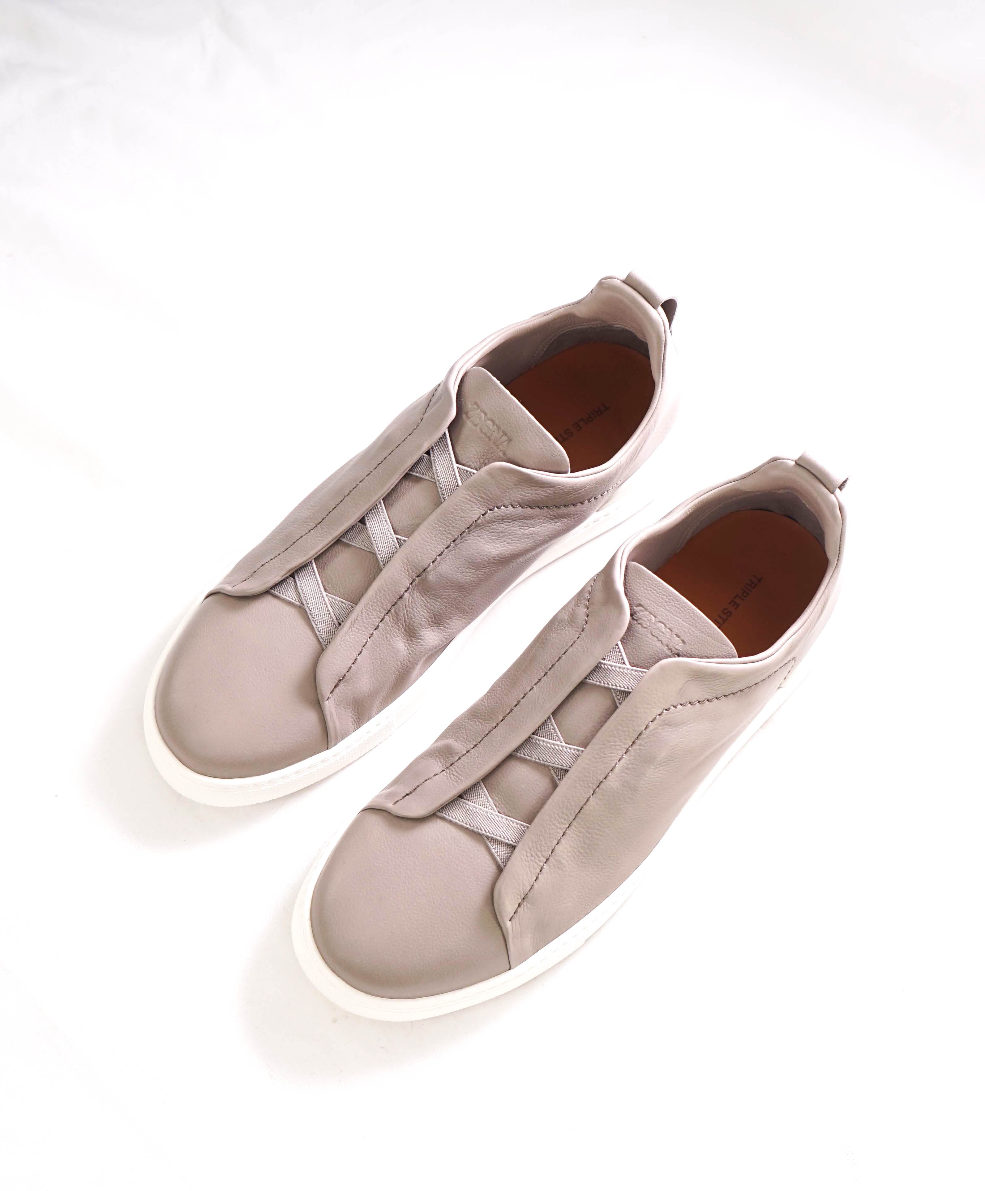 $1,050 ERMENEGILDO ZEGNA - COUTURE "Triple Stitch" Sneakers - 12 US (45 EU)