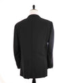 ERMENEGILDO ZEGNA -"MICRONSPHERE MILA" PEAK LAPEL Black Tuxedo - 52R