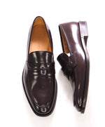 $930 SALVATORE FERRAGAMO - *FELIPE* Brown Penny Loafer - 10 EE US