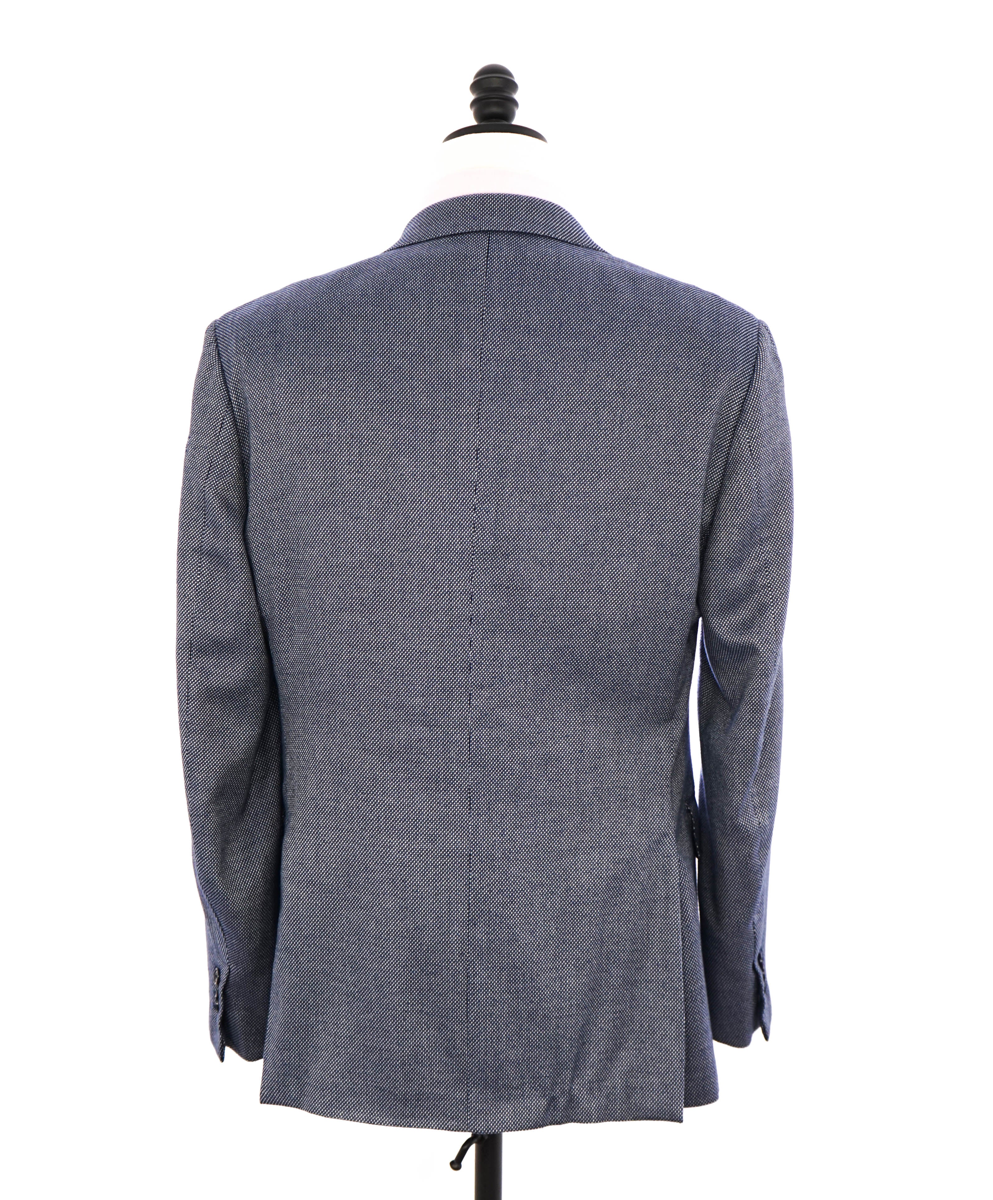 $2,895 ERMENEGILDO ZEGNA - "CAHSMERE" Cotton Pindot Blazer - 42R