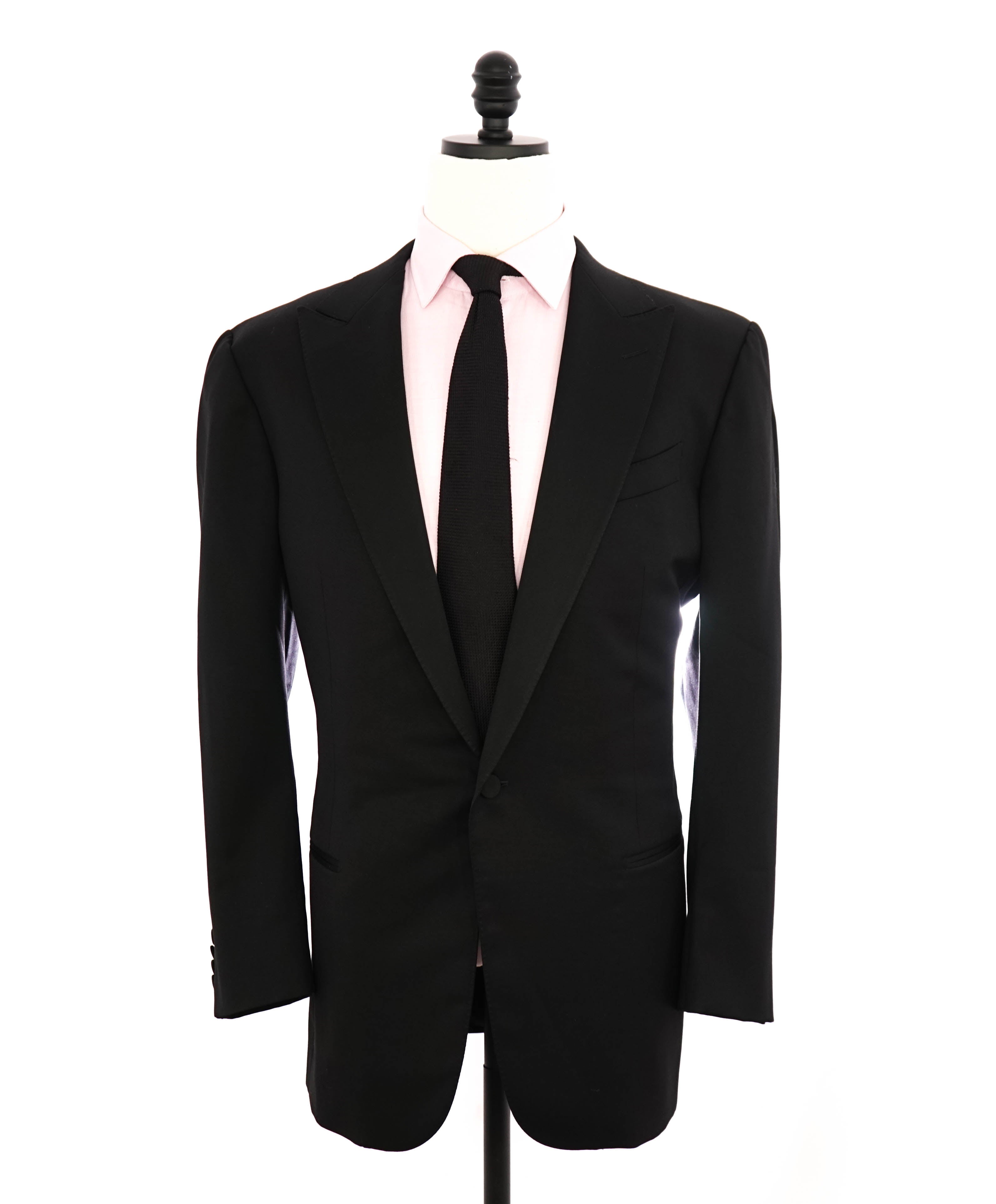 ERMENEGILDO ZEGNA -"MULTISEASON" Black Tuxedo JACKET - 44R