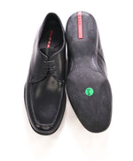 $795 PRADA - *LINEA ROSSA* VITELLO Black Lace-Up Derby - 11 US (10 Prada)