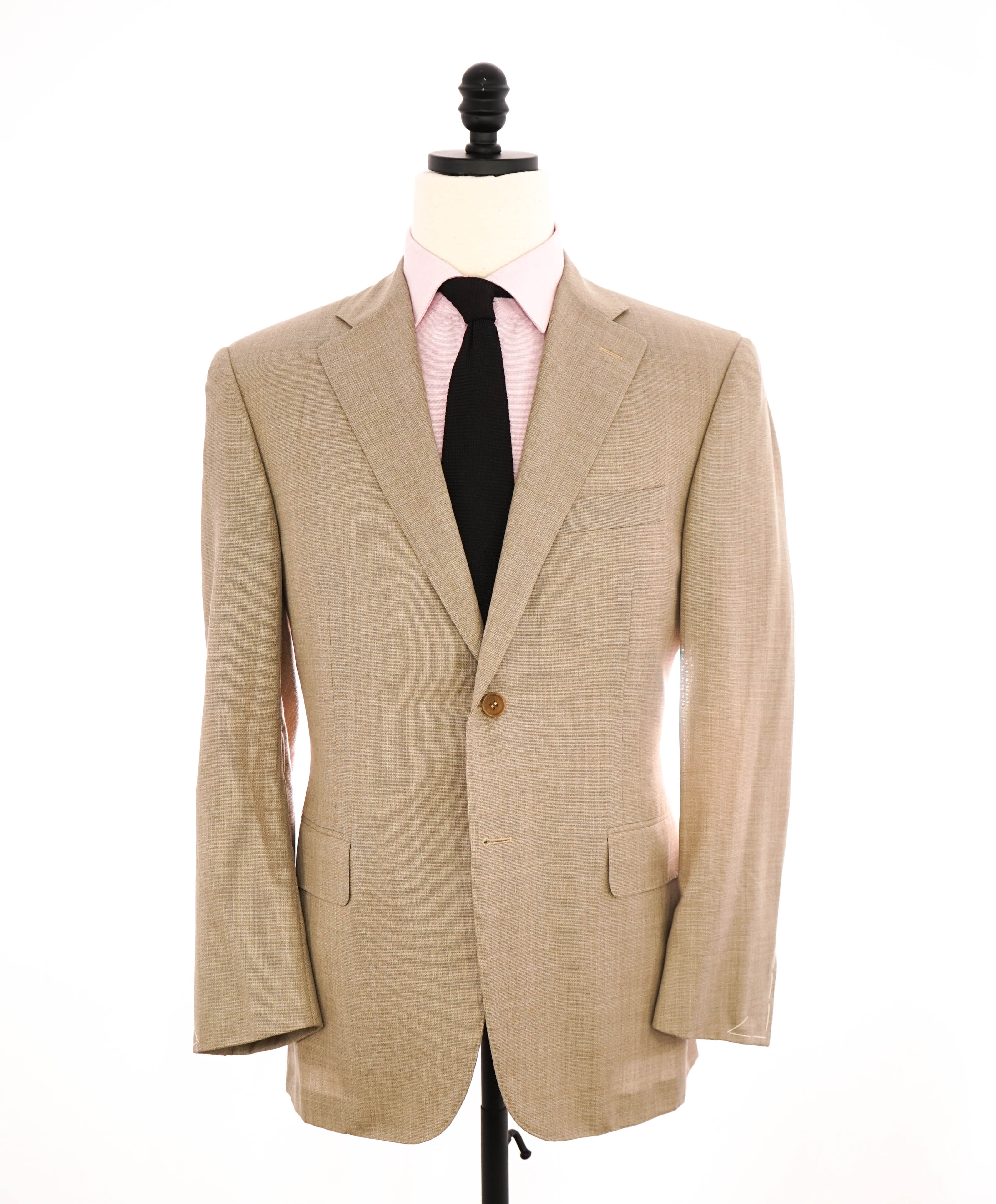 $1,895 CANALI - Beige Light Summer "TRAVEL WATER RESISTENT" Blazer - 40S