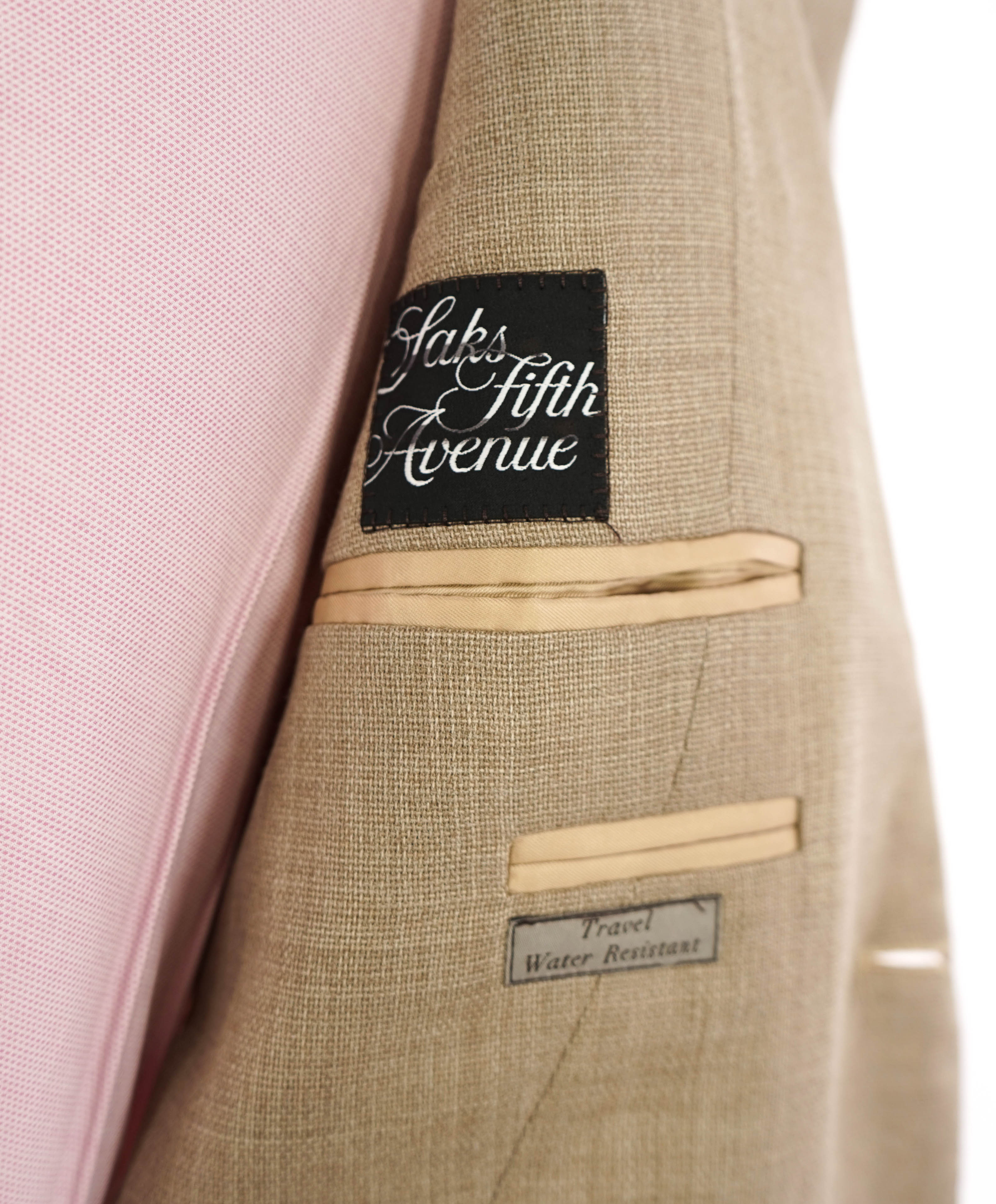 $1,895 CANALI - Beige Light Summer "TRAVEL WATER RESISTENT" Blazer - 40S