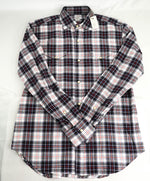 $495 ELEVENTY - Navy *Wide Spread Collar* Western Snap Front Texas Shirt - M