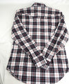 $495 ELEVENTY - Navy *Wide Spread Collar* Western Snap Front Texas Shirt - M