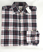 $495 ELEVENTY - Navy *Wide Spread Collar* Western Snap Front Texas Shirt - M