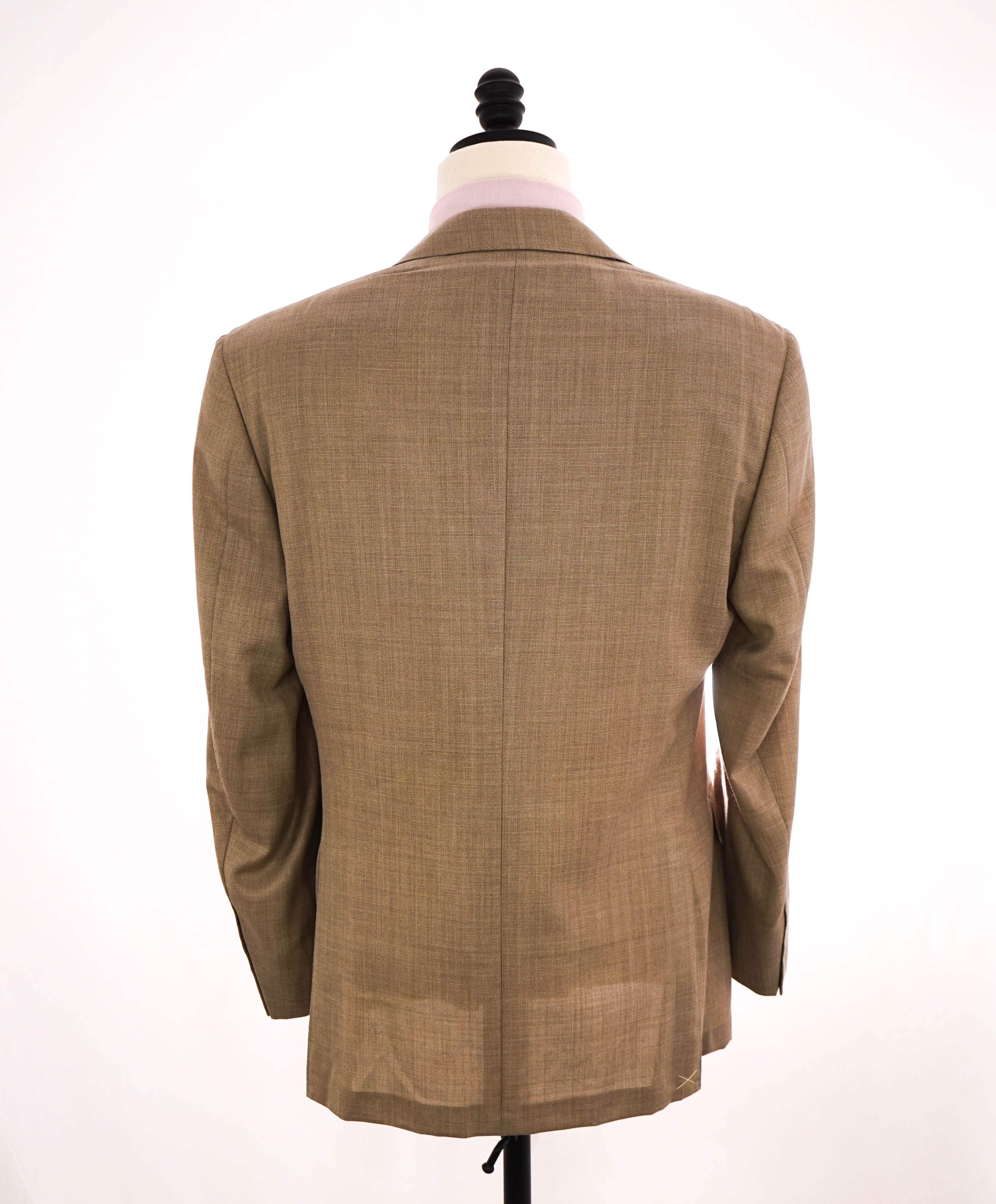 $1,895 CANALI - Beige Light Summer "TRAVEL WATER RESISTENT" Blazer - 40S