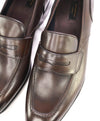 $950 ERMENEGILDO ZEGNA COUTURE - Brown Leather Penny Loafers - 11 US (10 EU)