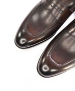 $950 ERMENEGILDO ZEGNA COUTURE - Brown Leather Penny Loafers - 11 US (10 EU)