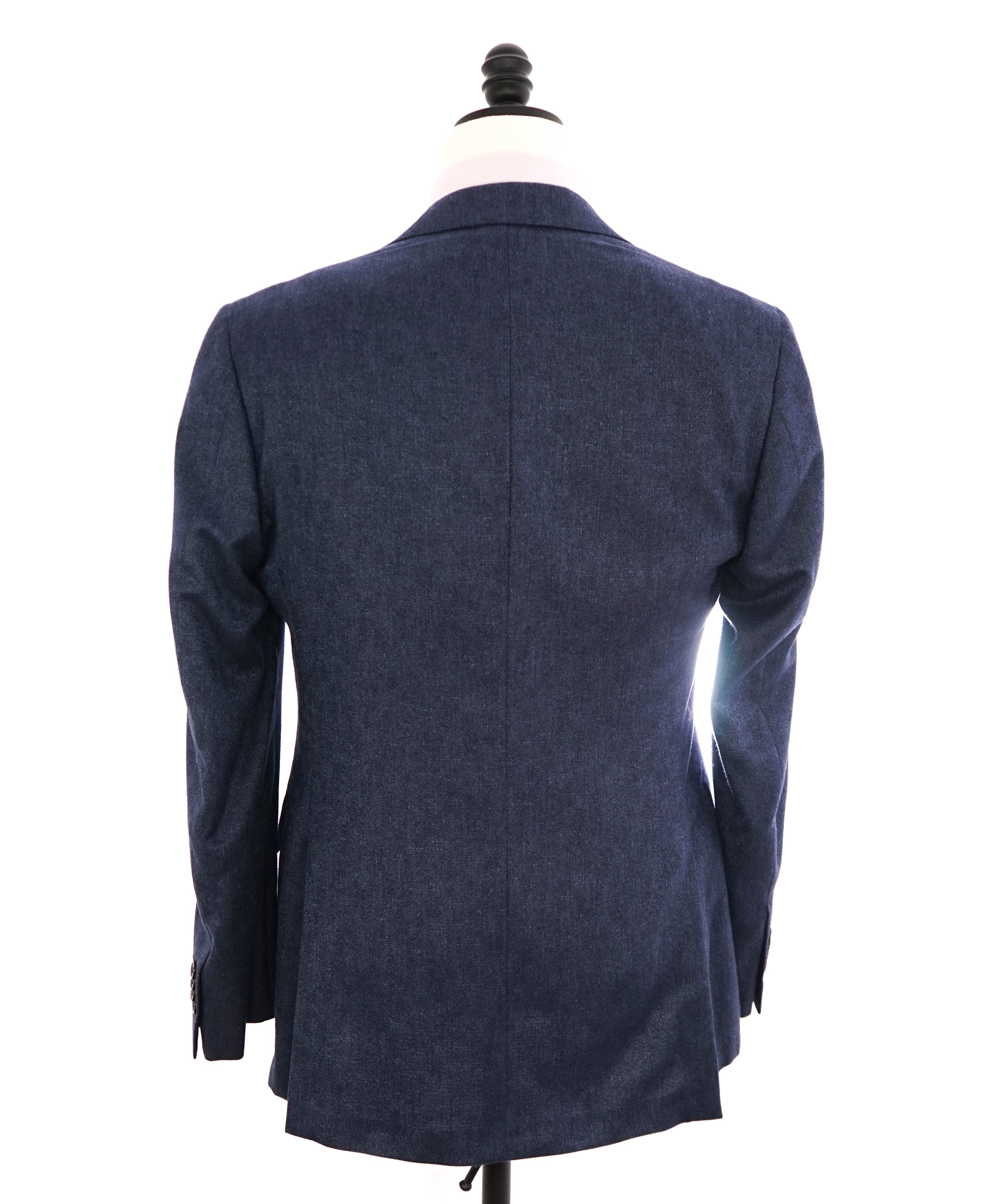 $2,895 CANALI - "EXCLUSIVE" CASHMERE SILK Blue MOP Blazer - 38R