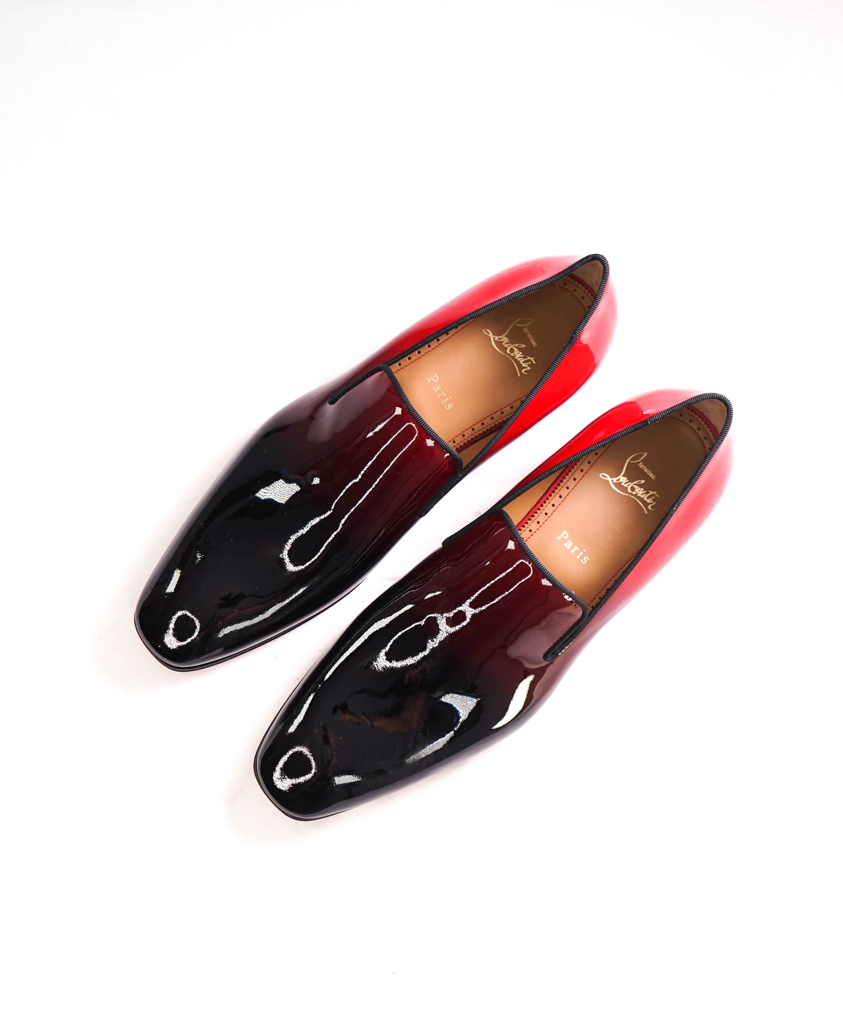 $1,050 CHRISTIAN LOUBOUTIN - *Dandelion Degrade* Ombre Patent Leather Loafers - 9 US (42)