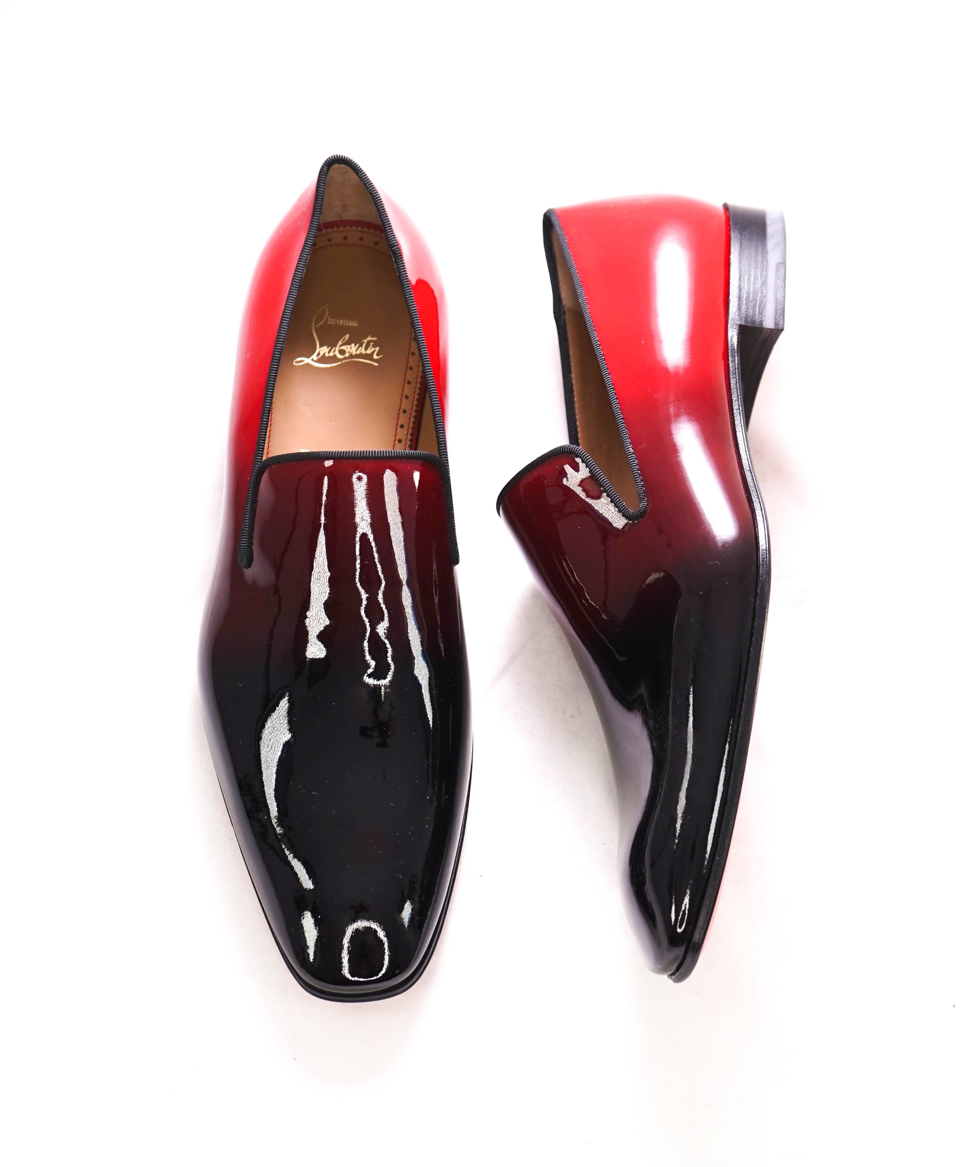 $1,050 CHRISTIAN LOUBOUTIN - *Dandelion Degrade* Ombre Patent Leather Loafers - 9 US (42)