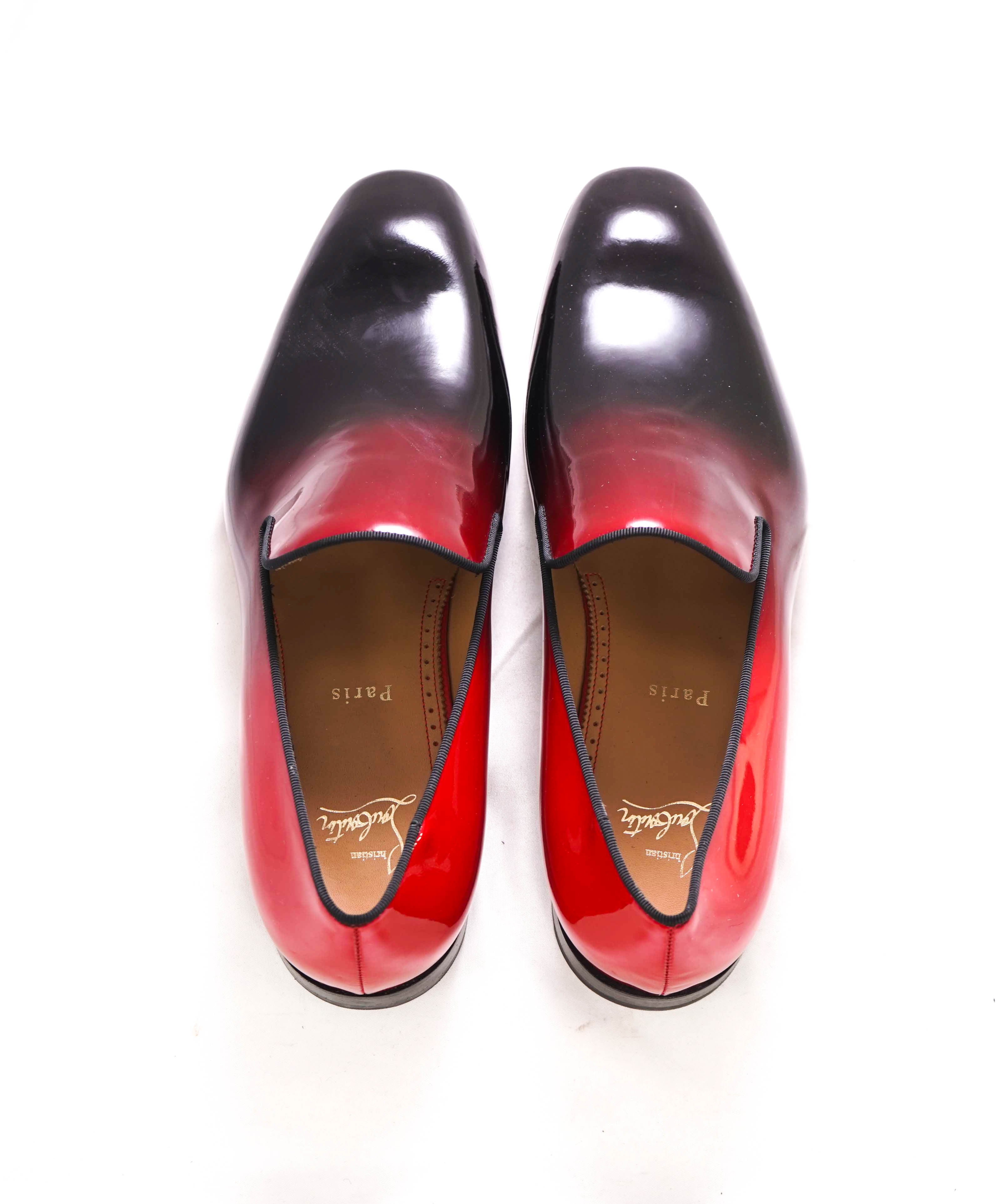 $1,050 CHRISTIAN LOUBOUTIN - *Dandelion Degrade* Ombre Patent Leather Loafers - 9 US (42)