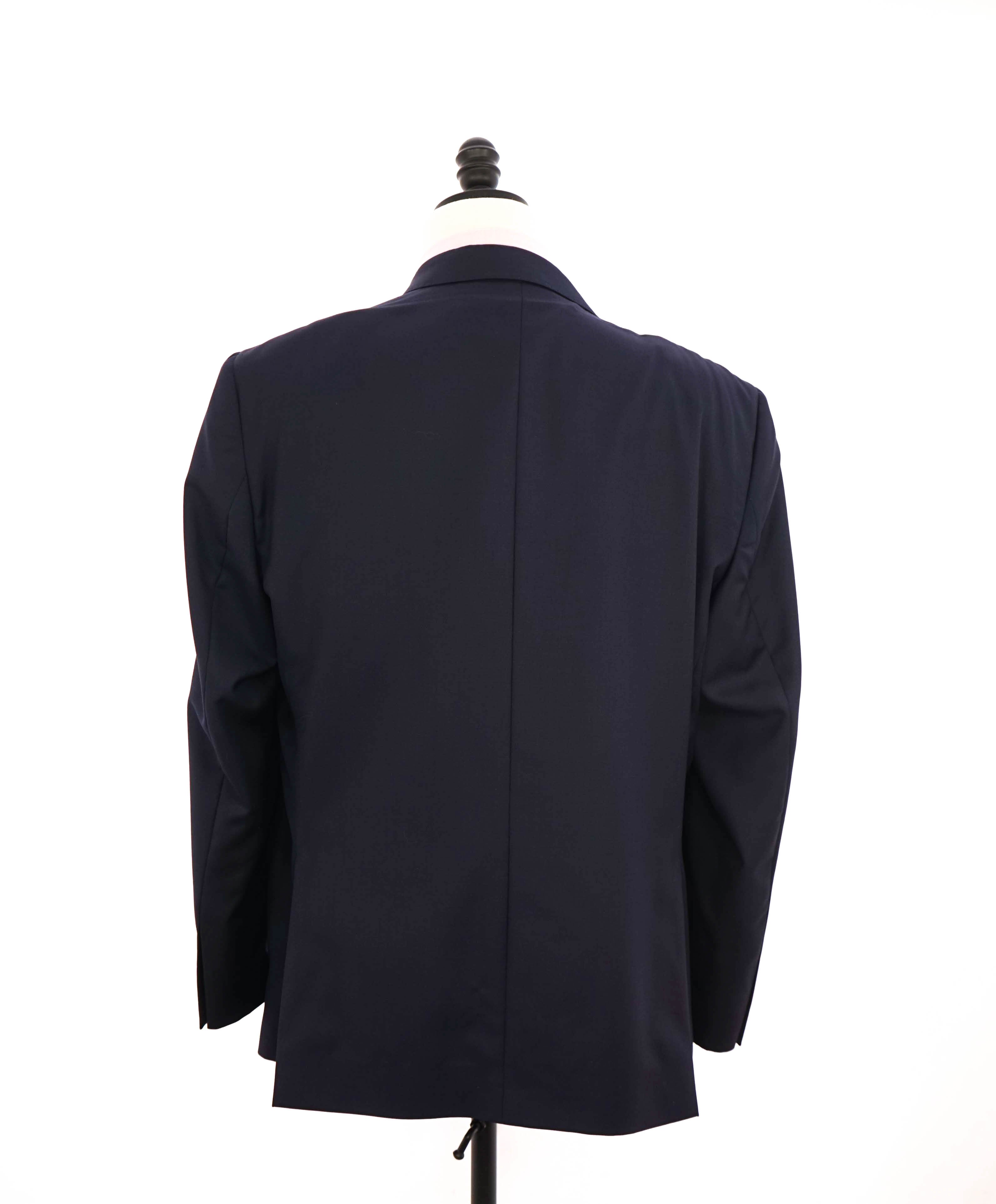 $1,295 ERMENEGILDO ZEGNA - By SAKS FIFTH AVENUE "Classic" Navy SILK Suit - 44S