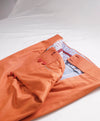 $680 ISAIA - Cotton Side Tab Orange Flat Front Shorts - 38W (54EU)