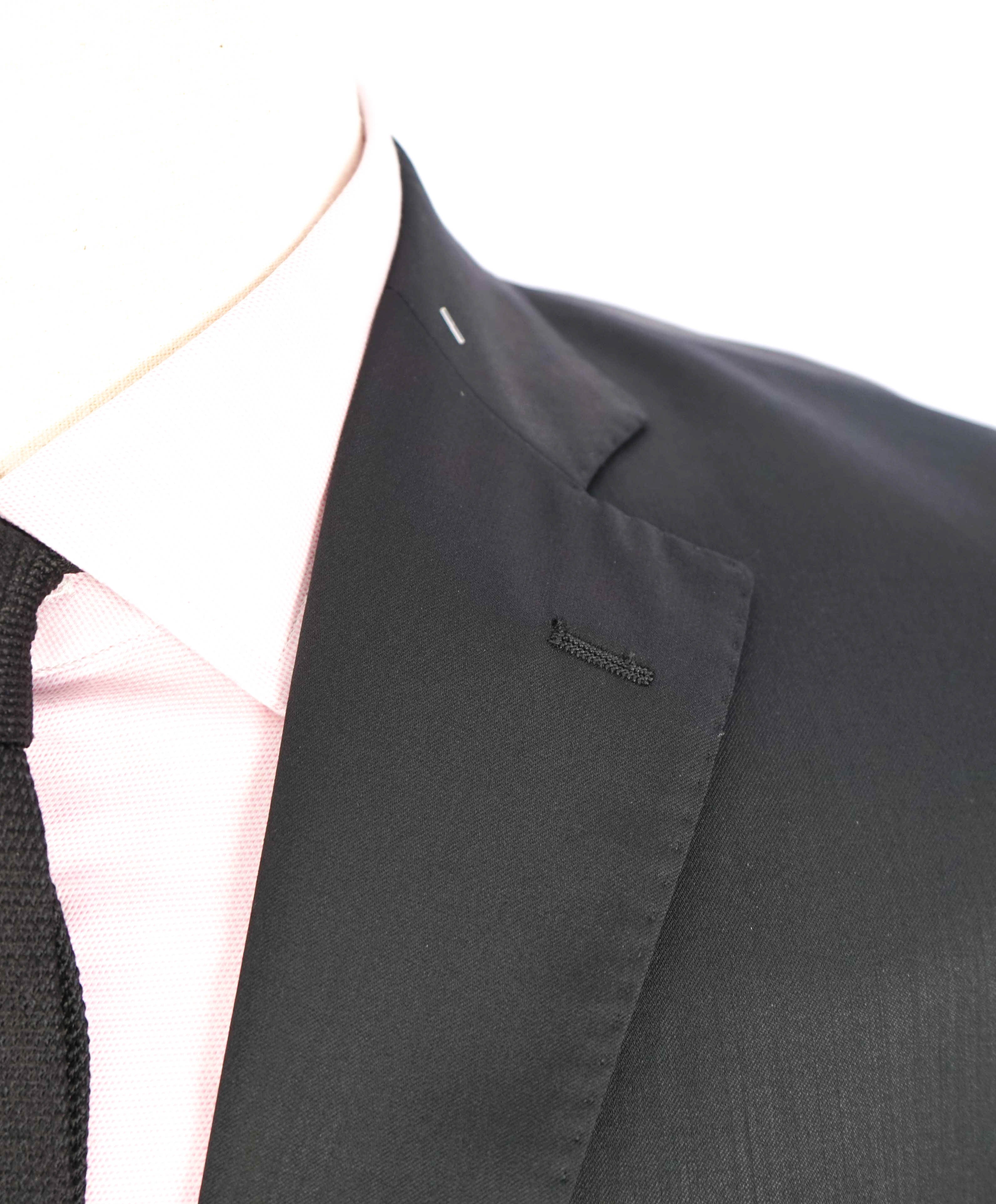 SAKS FIFTH AVENUE - ERMENEGILDO ZEGNA "Classic" Black SILK/WOOL Blazer - 44L