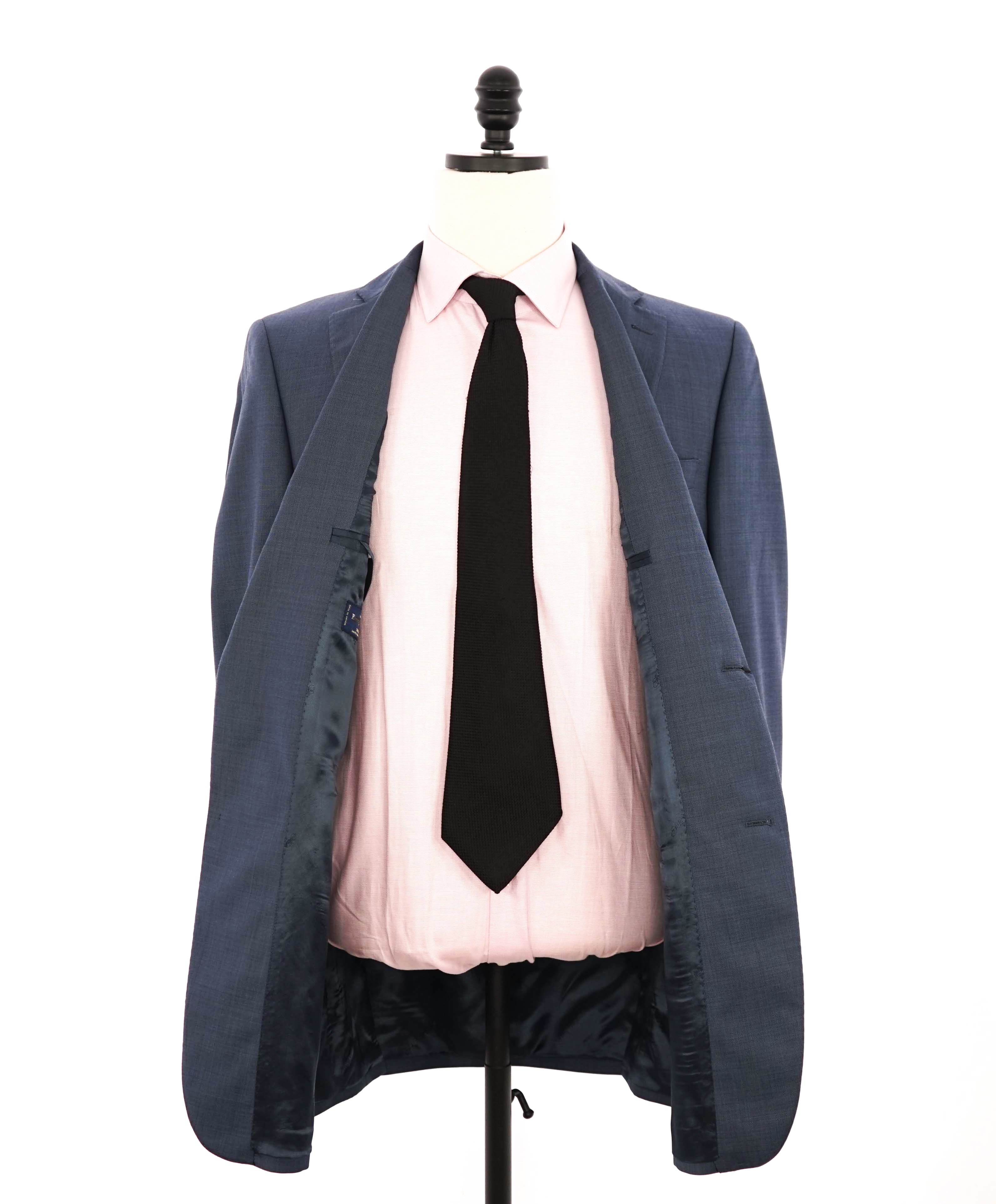 $1,295 ERMENEGILDO ZEGNA - By SAKS FIFTH AVENUE "SLIM" Pastel Blue Suit - 40L 32W