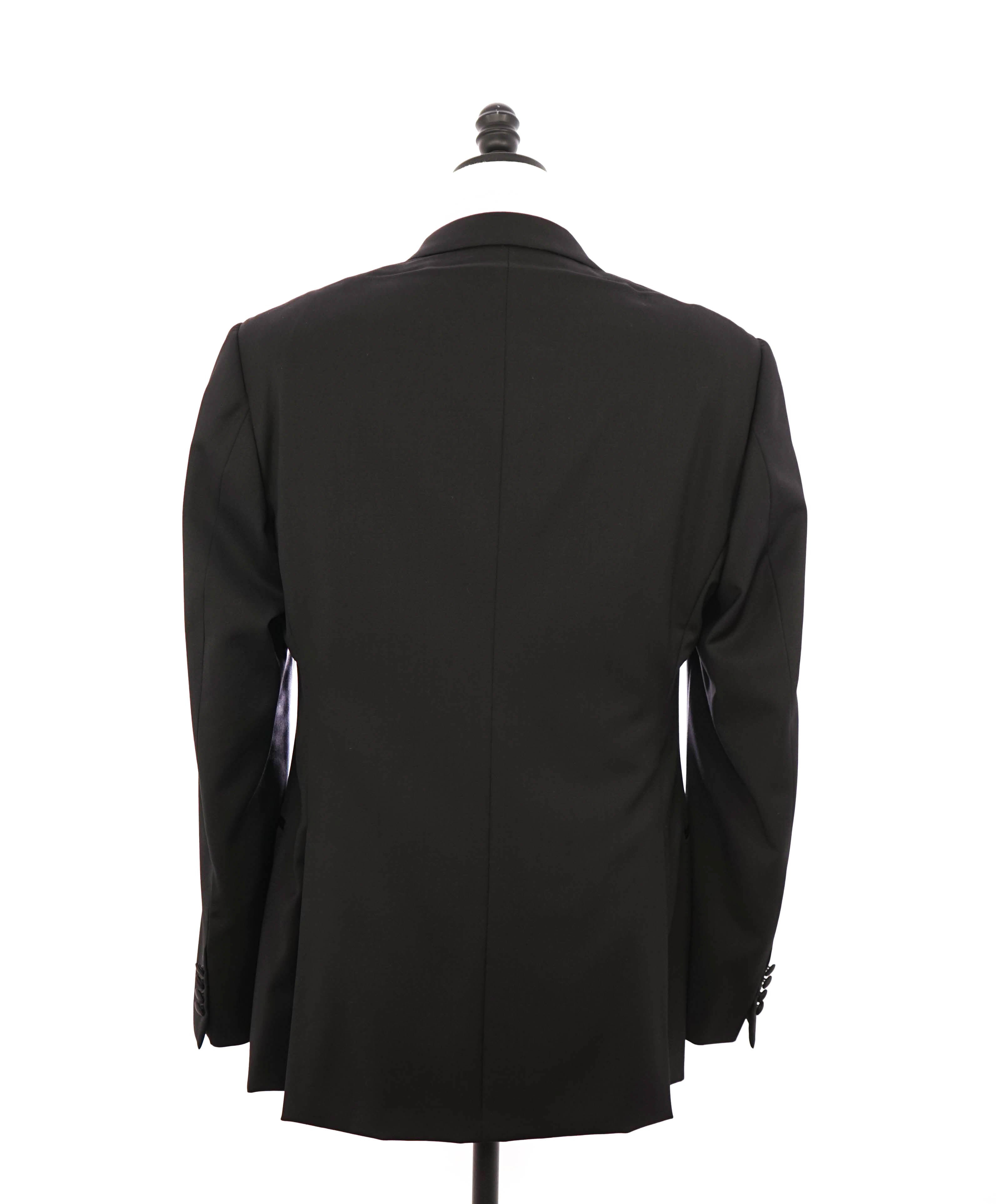 $1,995 ARMANI COLLEZIONI - “G LINE” 1-Btn Notch Lapel 130's Tuxedo Suit - 40L