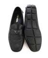 $850 PRADA - Black Saffiano LOGO Leather Penny Loafers - 10US (9)