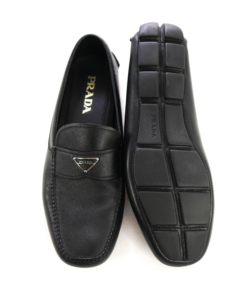 Prada Triangle Logo vs Gucci Loafers