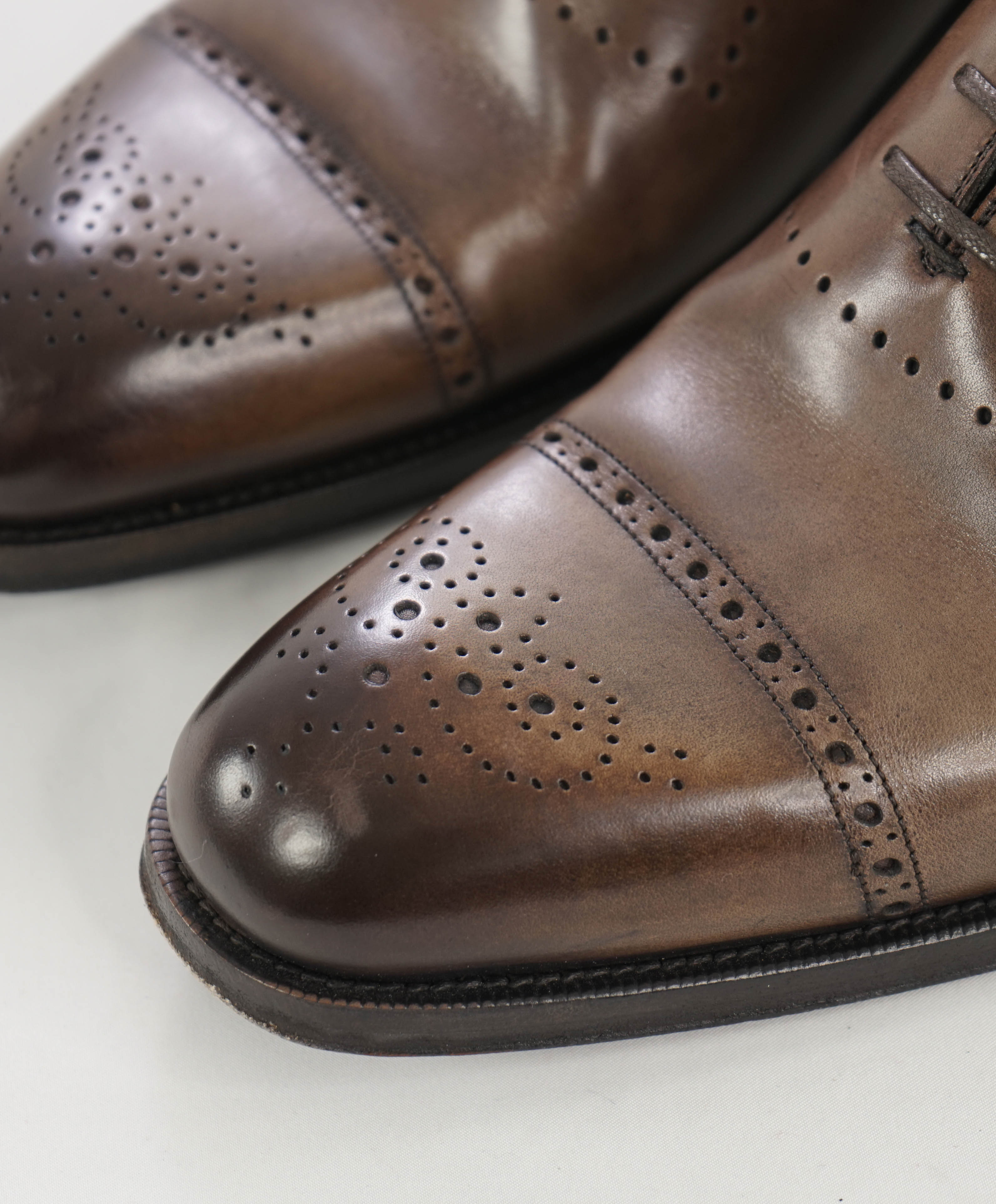 $1,790 TOM FORD - Wholecut "EDGAR" Brown Oxfords - 12 US (11)