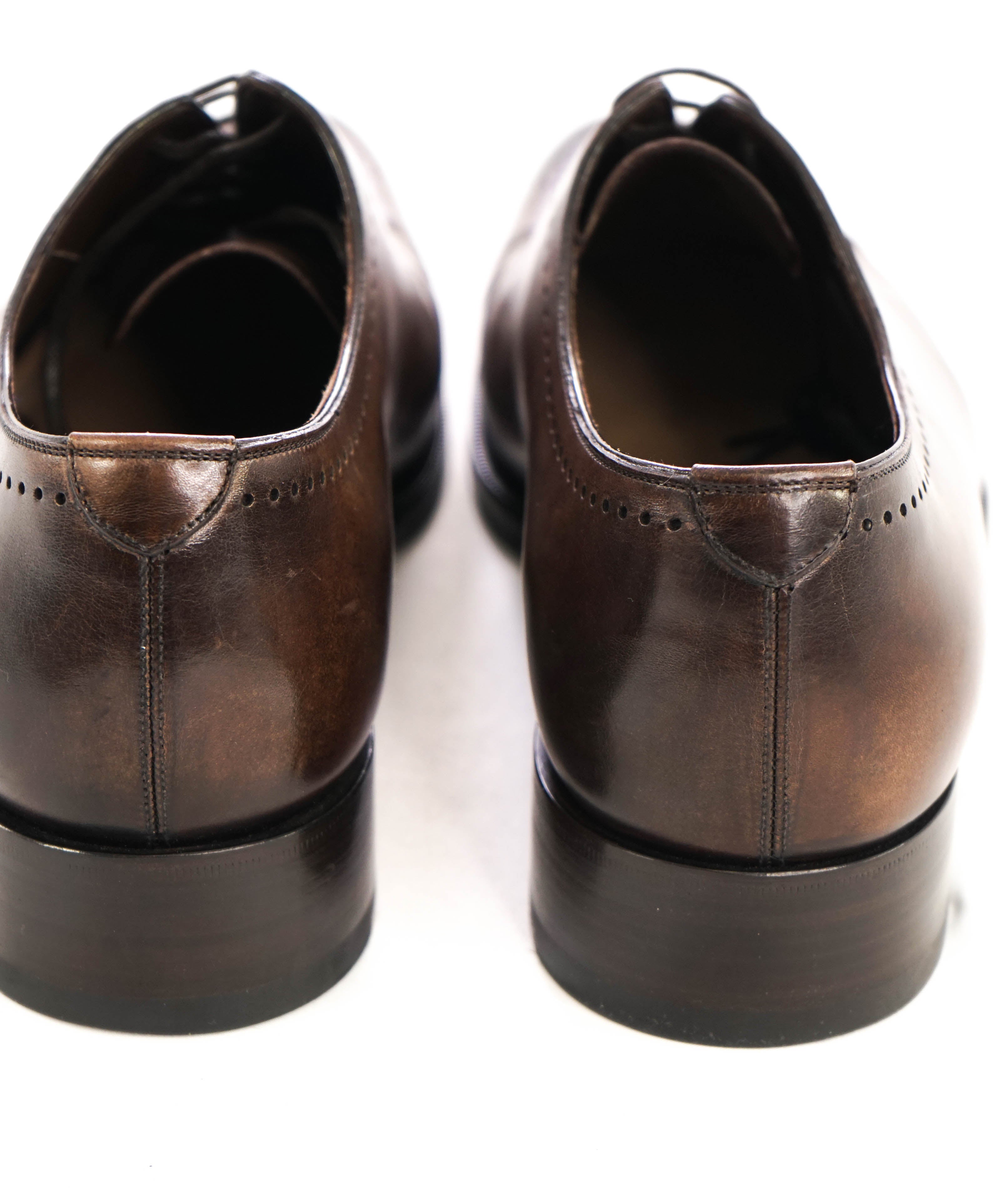 $1,790 TOM FORD - Wholecut "EDGAR" Brown Oxfords - 12 US (11)