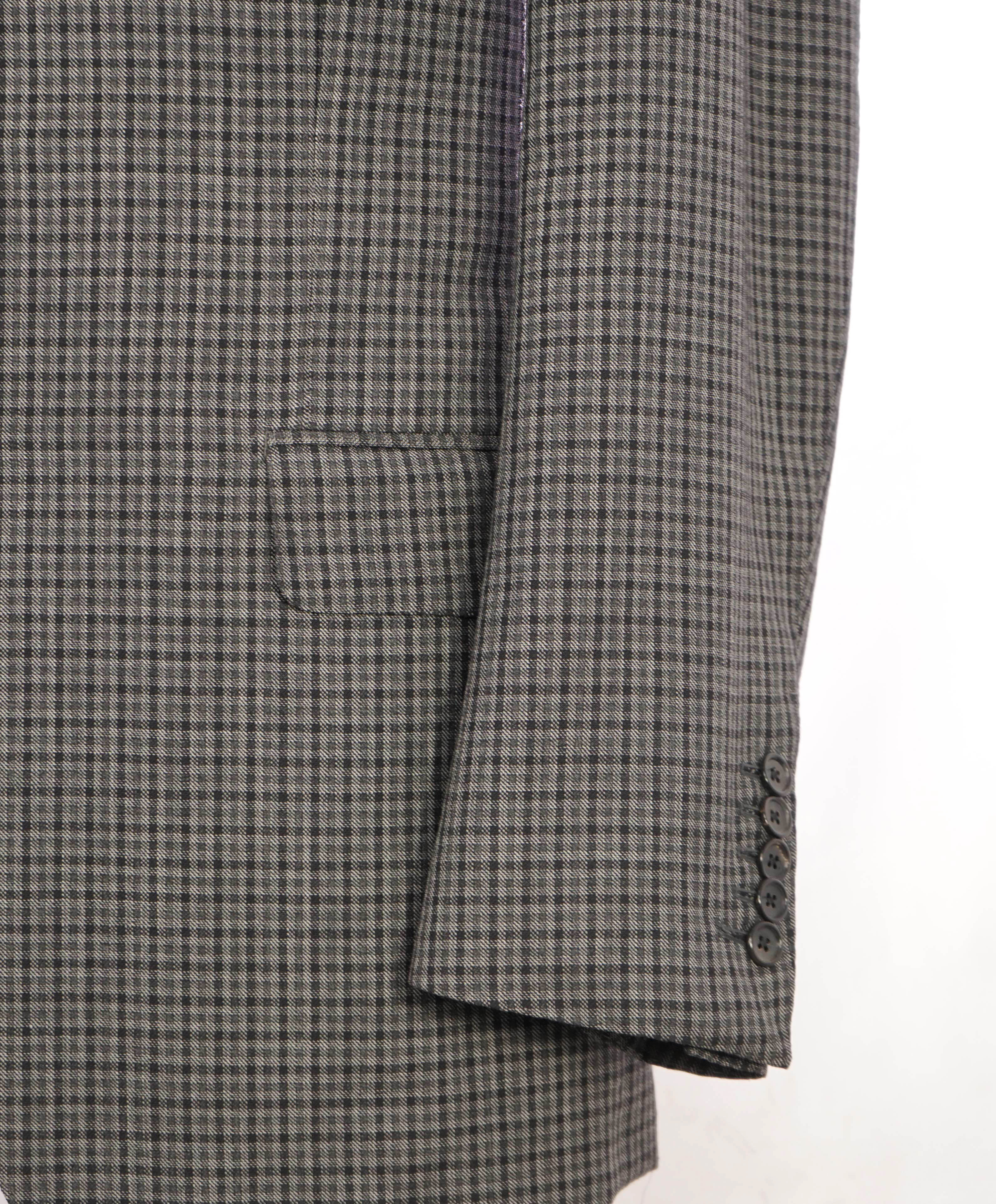 $5,970 TOM FORD - 2-Piece "FIT Y" Gray Gingham Check Suit - 44R (54EU)