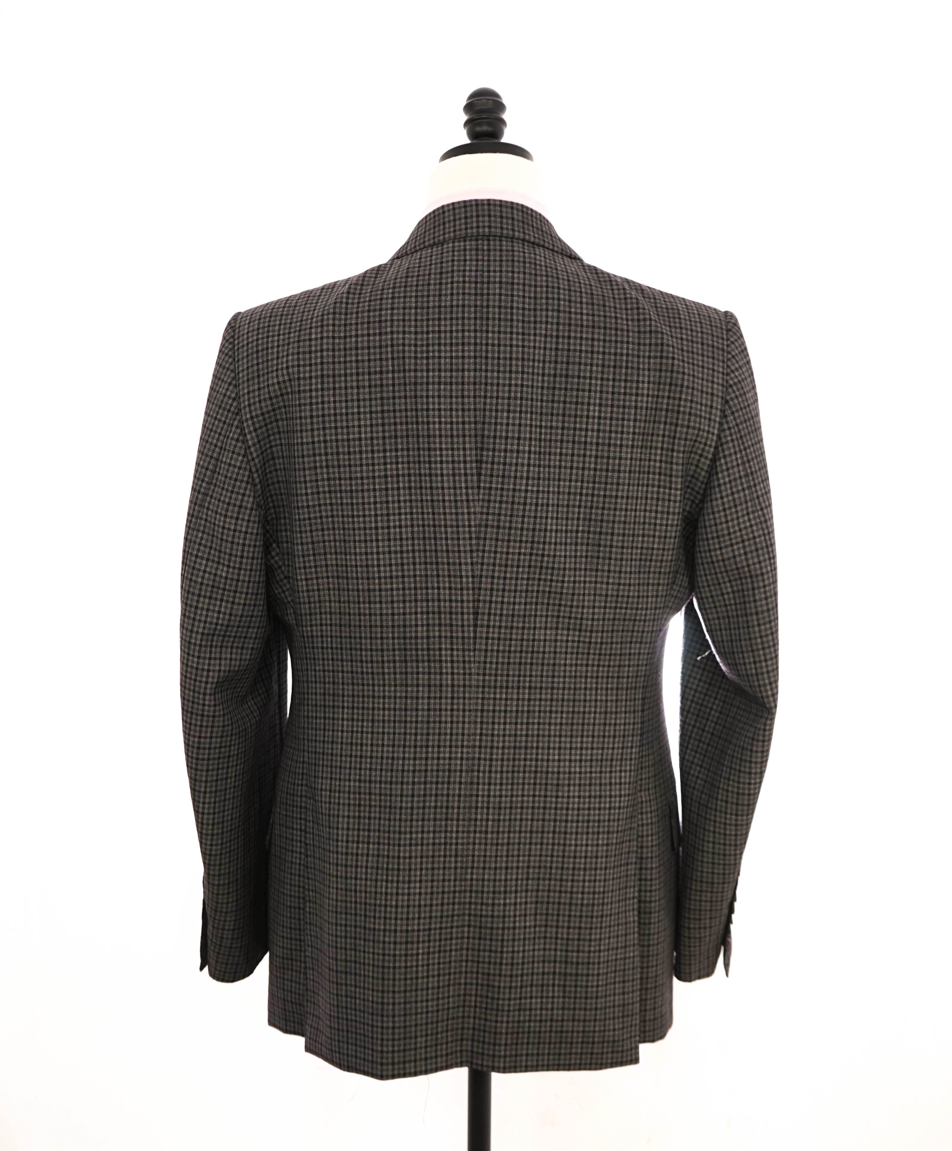 $5,970 TOM FORD - 2-Piece "FIT Y" Gray Gingham Check Suit - 44R (54EU)