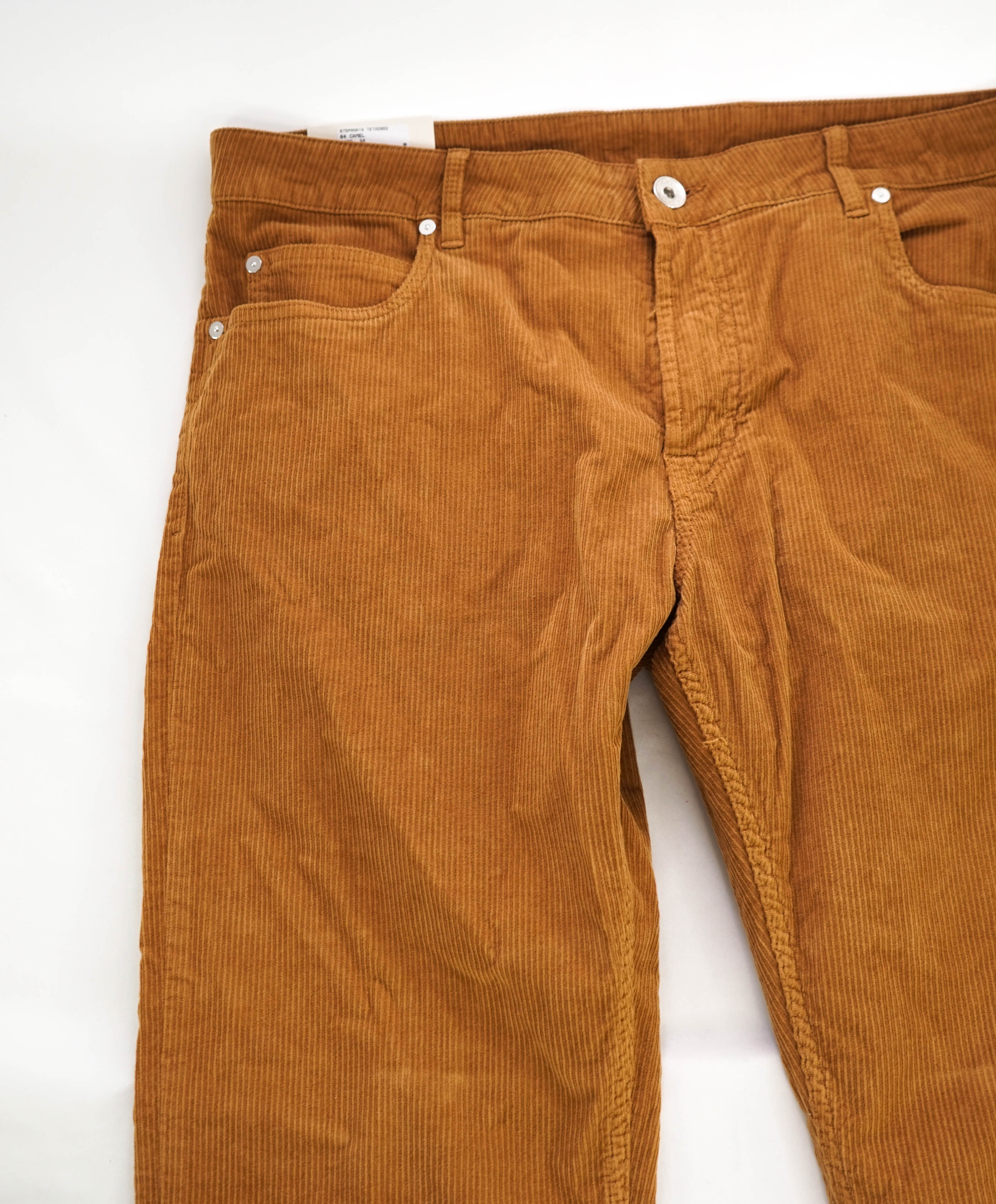 $495 ELEVENTY - CAMEL Cotton 5-Pocket Corduroy Chino Casual/Slim Pants- 38W