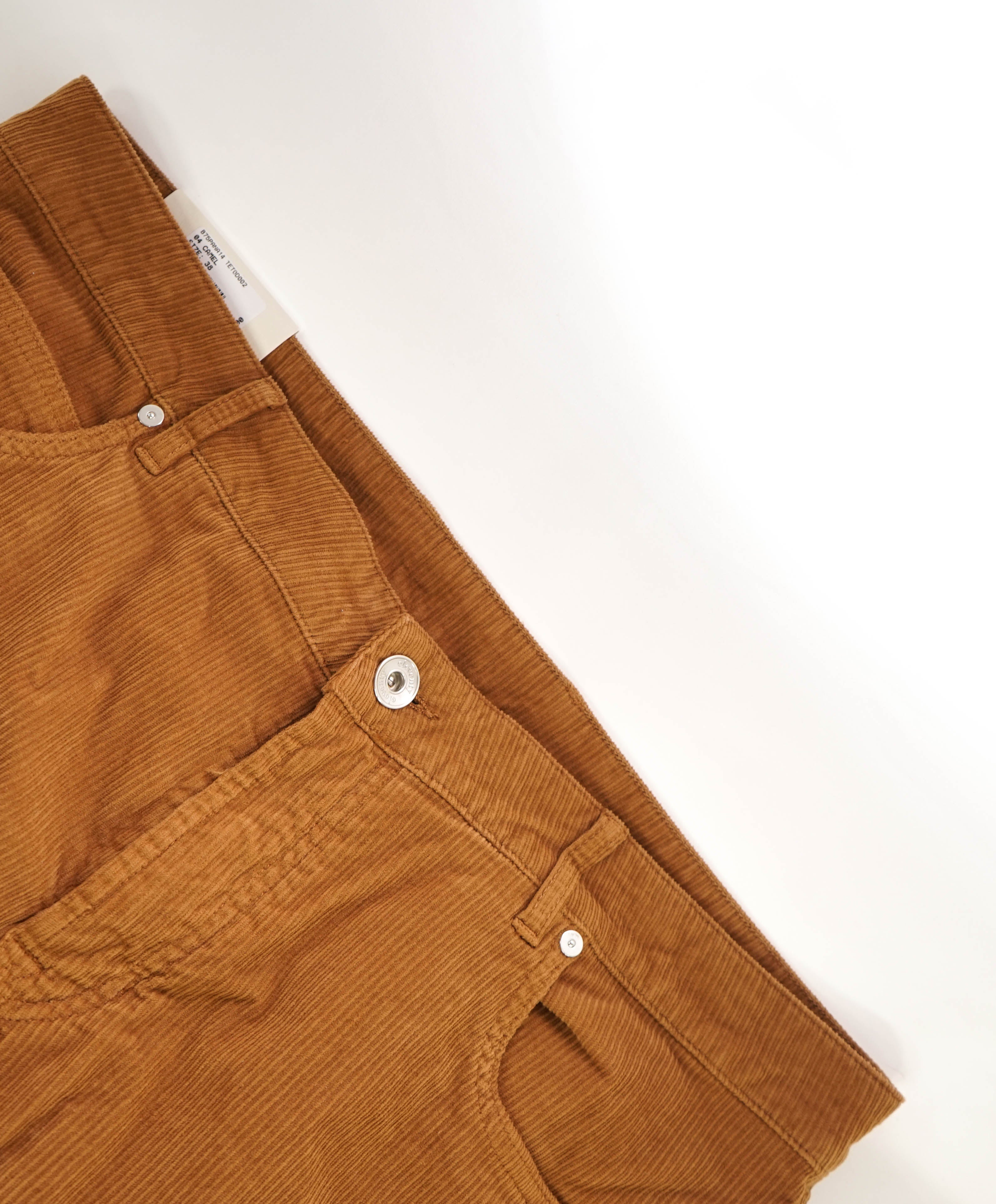 $495 ELEVENTY - CAMEL Cotton 5-Pocket Corduroy Chino Casual/Slim Pants- 38W