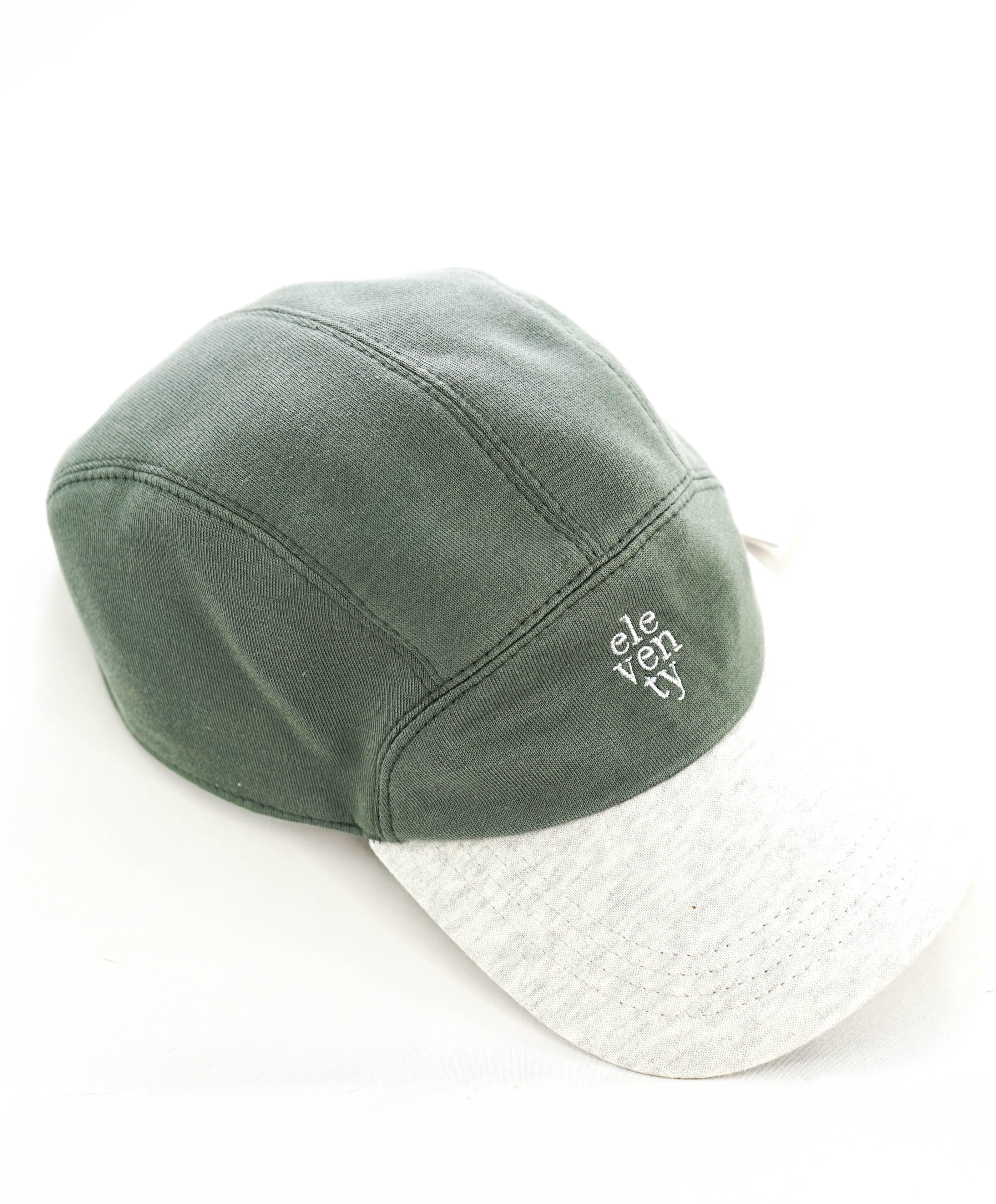 $395 ELEVENTY - Pastel Green PERFORMANCE FABRIC Logo Baseball Cap Hat - N/A