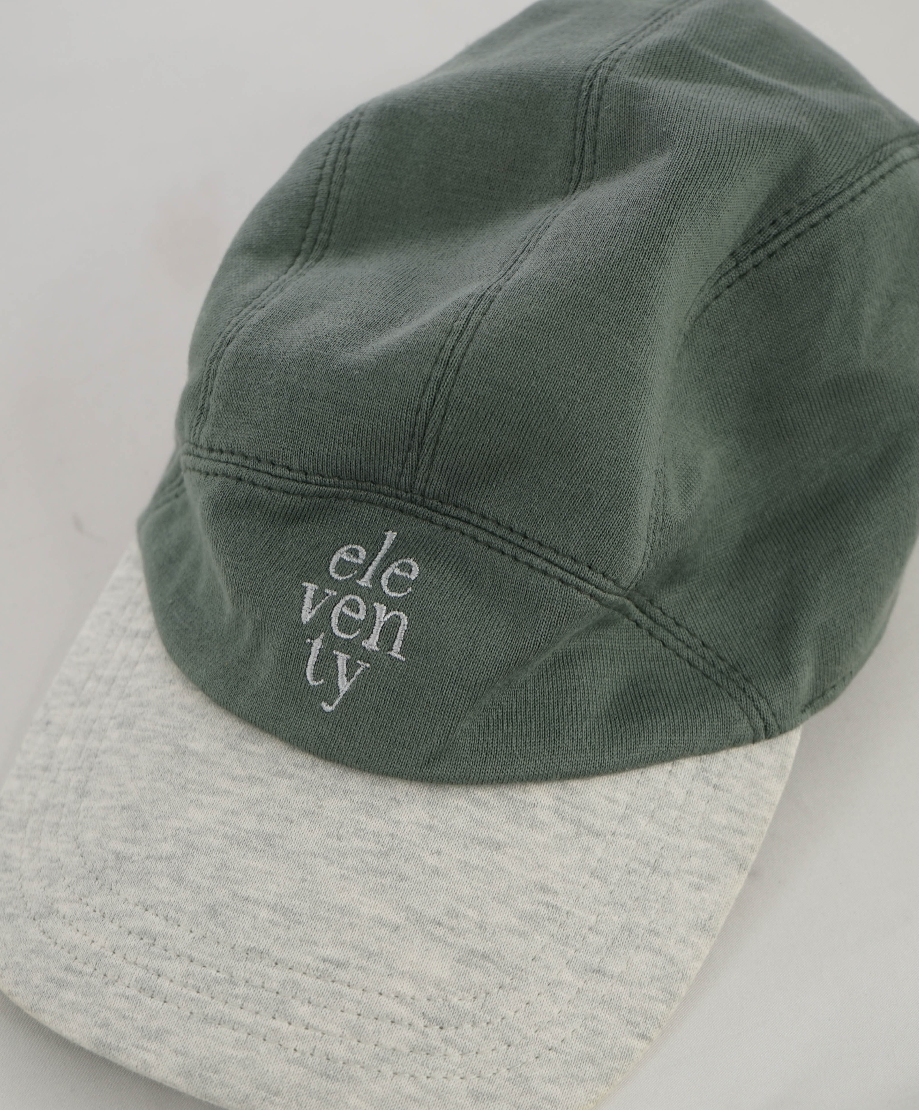 $395 ELEVENTY - Pastel Green PERFORMANCE FABRIC Logo Baseball Cap Hat - N/A