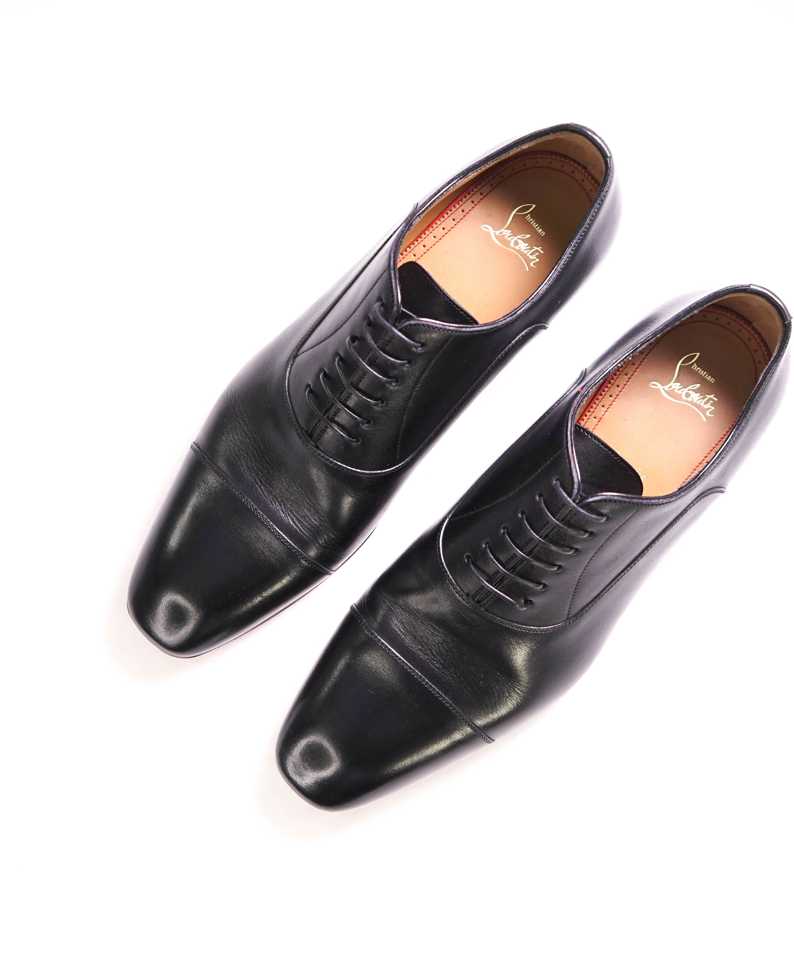 $1,050 CHRISTIAN LOUBOUTIN - *GREGGO* Black Oxfords - 10.5 US (43.5)