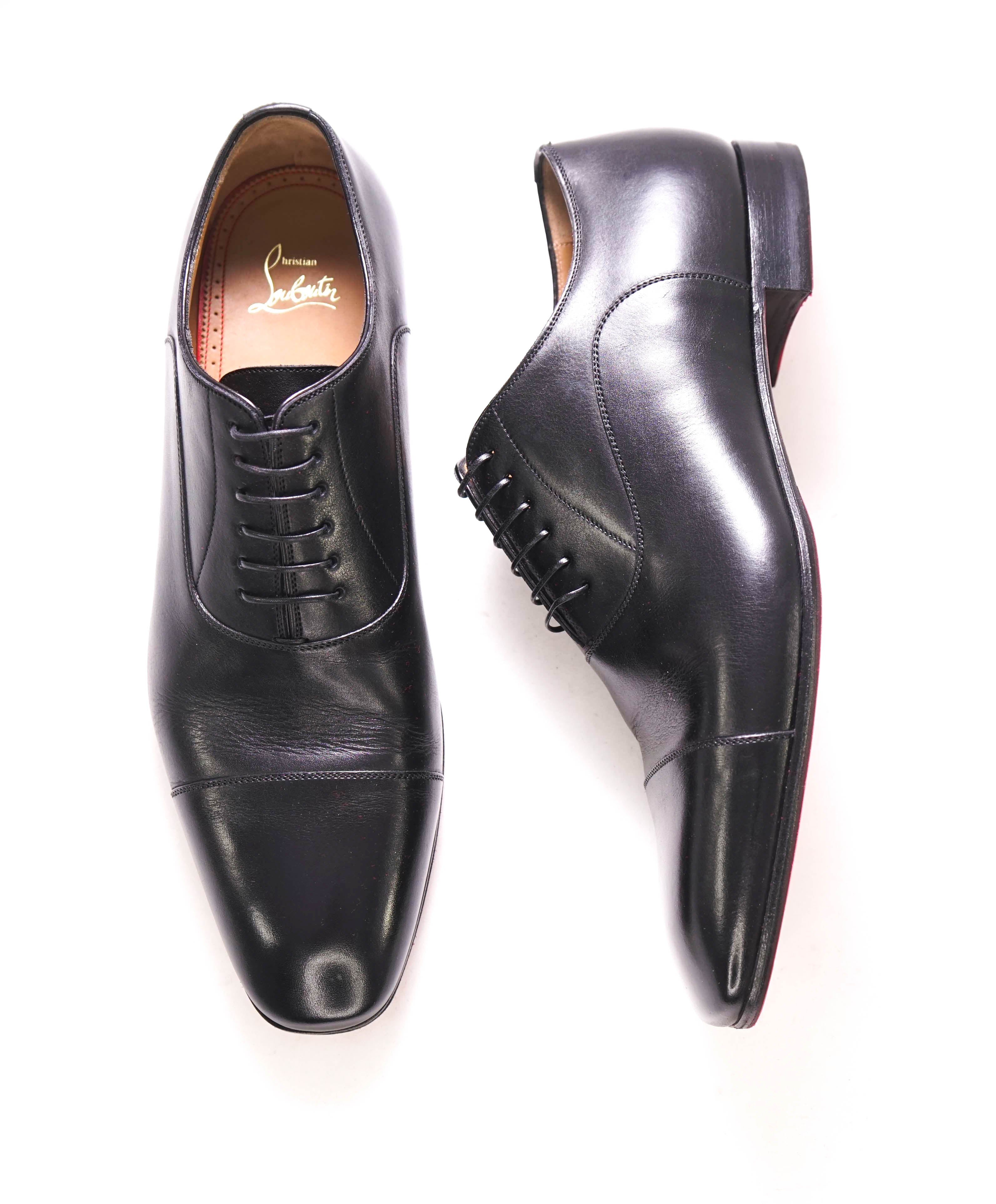 $1,050 CHRISTIAN LOUBOUTIN - *GREGGO* Black Oxfords - 10.5 US (43.5)